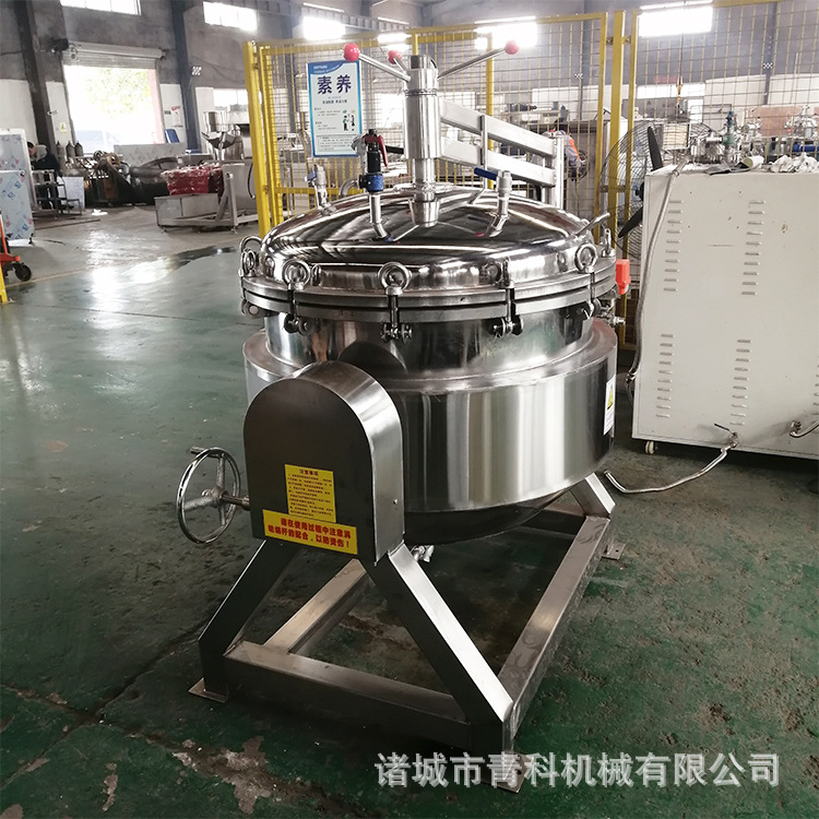 供应咸鸭蛋高温高压蒸煮锅 西藏青海煮肉熬汤电加热高压蒸煮锅哦1