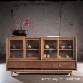 简易储物柜;茶桌、茶台;博古架