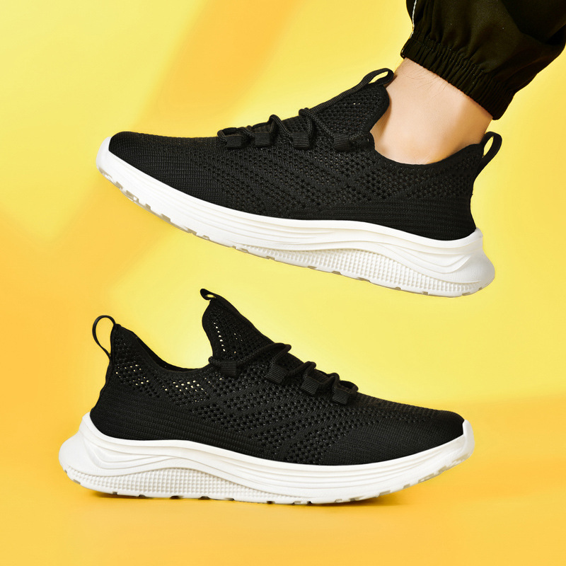2025 Summer Black Travel Shoes Wear-Resistant Lightweight Running…