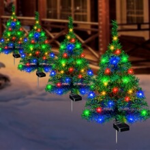 K 36517 Solar Christmas Tree Light ̫����ʥ������ �羳����