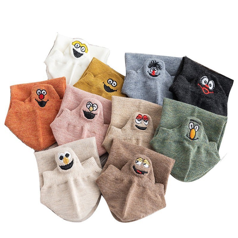 Spring and Summer new cotton heel embroidered Mickey Mouse boat Socks Japanese short women's socks fashion South Korea socks wholesale