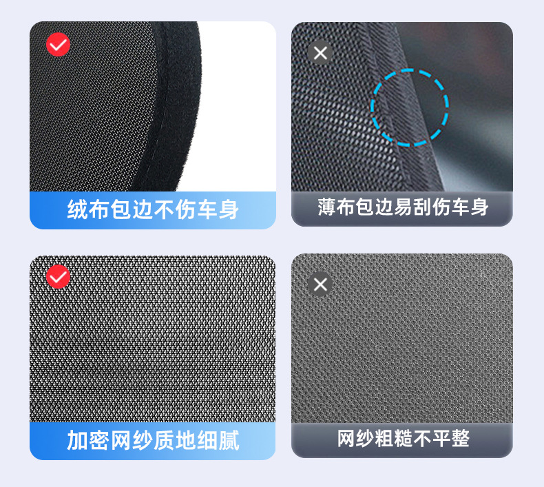 Suitable for Porsche MACAN, Cayenne, Panamera car window sunshade, heat insulation magnetic car sunshade