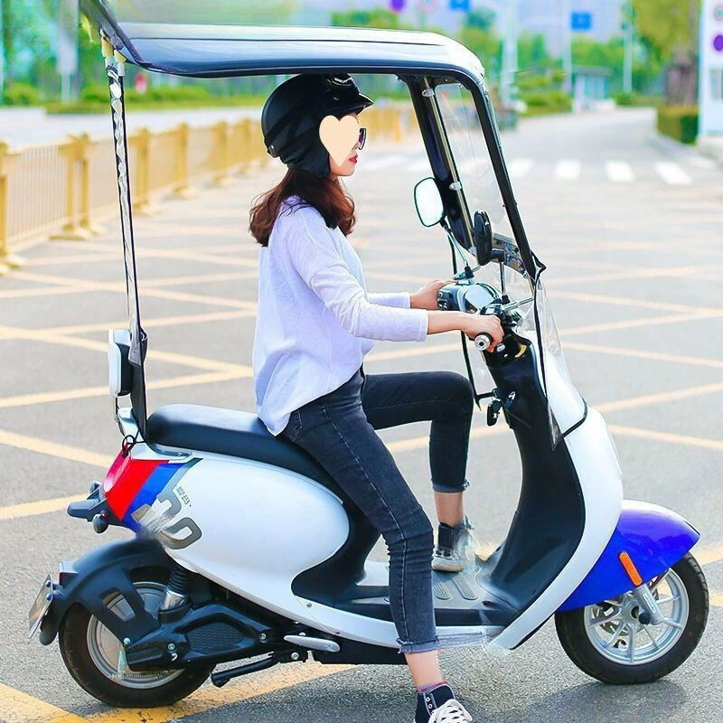 Навес для электромобиля, солнцезащитный козырек для мотоцикла, зонтик, защита от солнца для аккумуляторного автомобиля, защита от дождя, лобовое стекло, удлиненный 7-образный навес для автомобиля