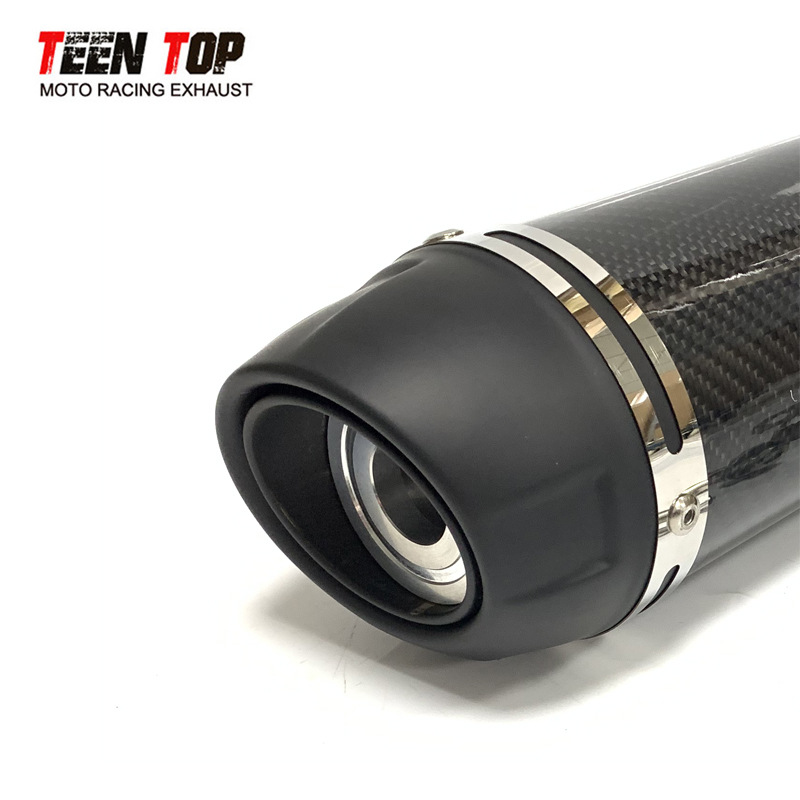 Motorcycle Modified Carbon Fiber Lv Exhaust Pipe 400Nk F02 Cbr500R Stepless 300