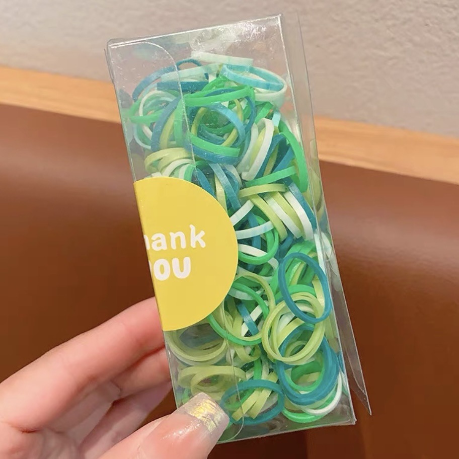 Caja de correa para niños, anillo de cabello para bebés, alta elasticidad, cabello para bebés, cabello mini para niñas