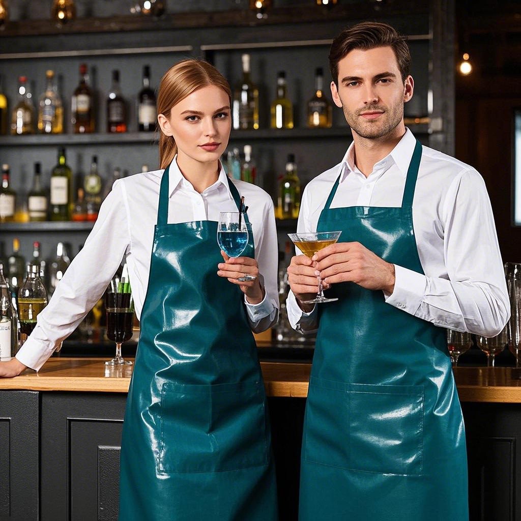 TPU 방수 앞치마 남성 노동 보호 작업 매점 도축 앞치마 여성의 내마모성 가정 요리 앞치마 도매