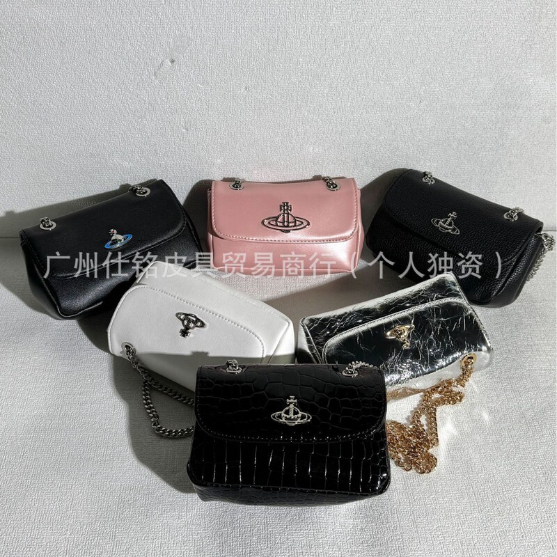 New Empress of the West Chain Small Square Bag Collection Versatile Crossbody Underarm Bag High-Quality Phone Bag Shoulder Bag New Empress of the West Chain Small Square Bag Collection Versatile Crossbody Underarm Bag High-Quality Phone Bag Shoulder Bag