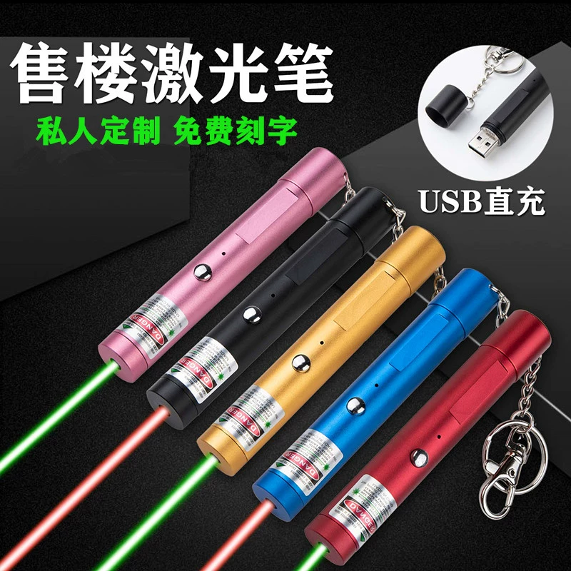 Лазерный фонарик Сильный свет мощный дальний индикатор ручка