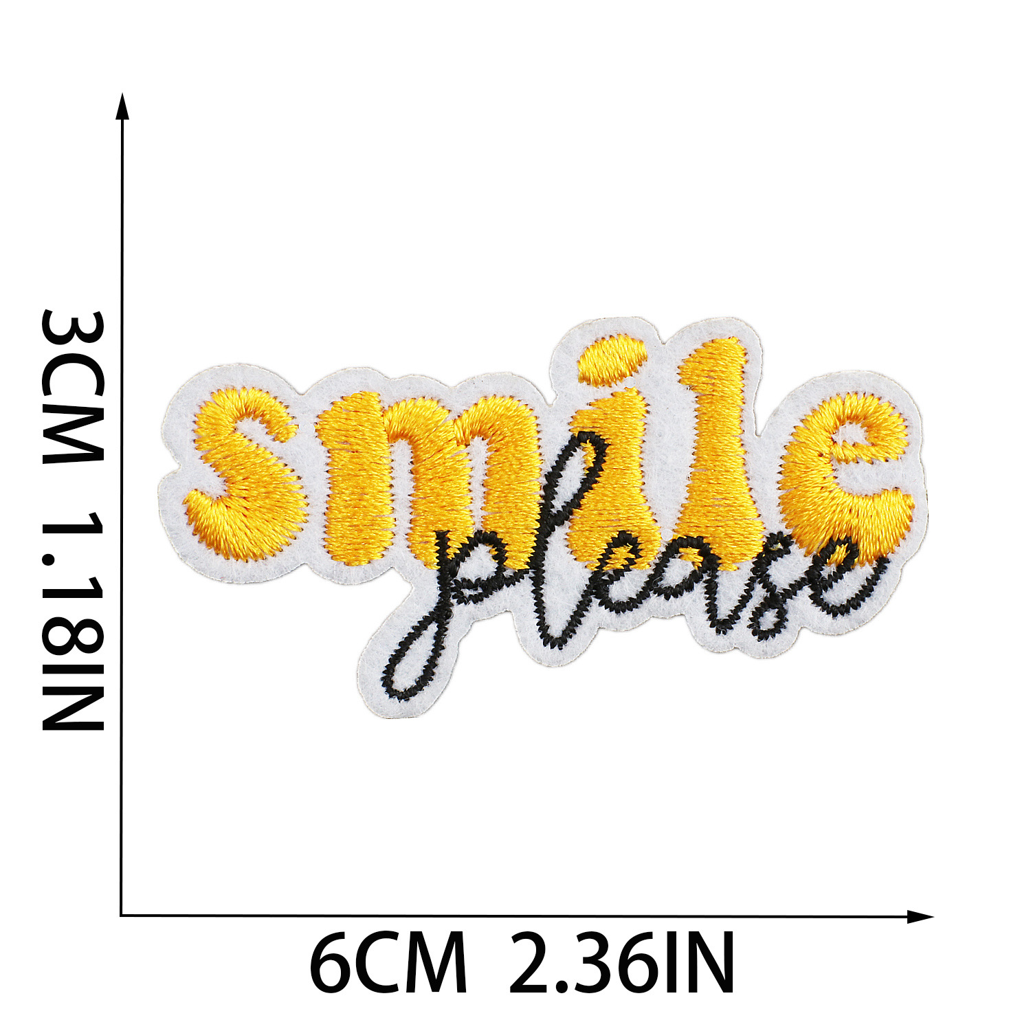 3g Weight Clothing Sticker Patches Classification 1 Piece Quantity Dacron thread Material Letter Pattern Casual, Elegant, Lady Style 1 Piece Casual Elegant Lady Letter Dacron Thread Clothing Sticker Patches 17