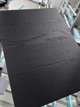 科定木饰面板意式半透零度肤感高定实木墙板黑胡桃实木贴皮护墙板
