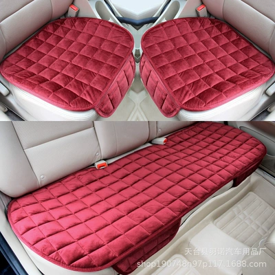 Seat Three-piece Set, Seat cushion, seat cover - red-three-piece-set