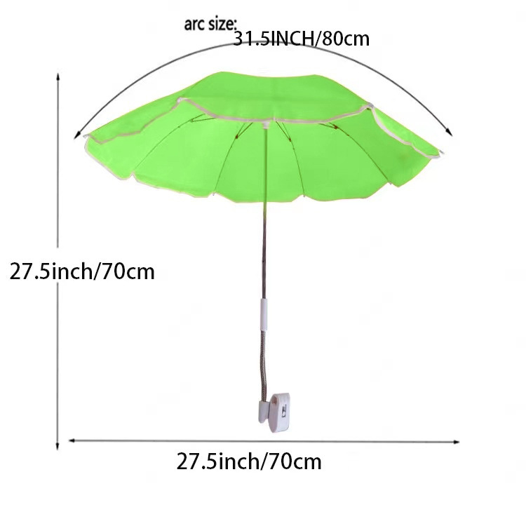 Nuevos productos para adultos silla de playa paraguas azul blanco rayas abrazadera paraguas silla de camping respaldo sombrillas paraguas de playa