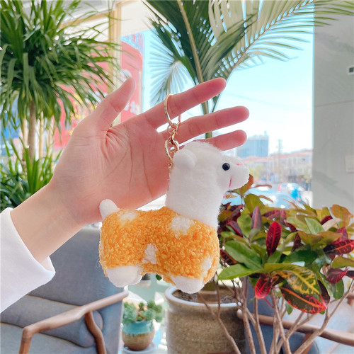 Alpaca doll plush toy small pendant wholesale bag pendant keychain doll event gift