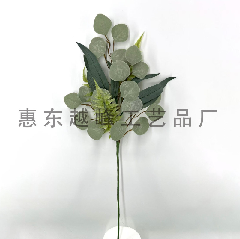 国境を越えたアマゾンのシミュレーションユーカリの葉の花輪の家の装飾春のイースターの装飾用品|undefined