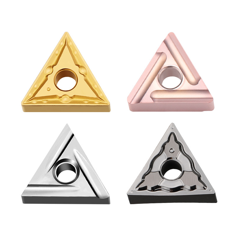 数控车刀片tnmg160404不锈钢外圆铝用三角刀片三角形合金刀