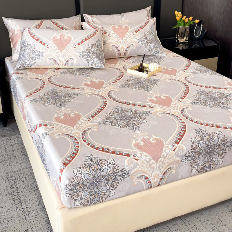 Cama de hielo de verano, cama desnuda de lujo ligera, cubierta de protección de colchón todo incluido, cubierta de cama de hielo lavada con agua. image 11