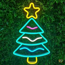 ⇙圣诞节led装饰霓虹灯圣诞树圣诞室内装饰氛围灯灯户外灯带装饰