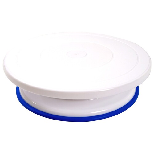 Amazon 360-degree plastic turntable, cake decorating plate, frosting plate, color box packaging, non-slip turntable