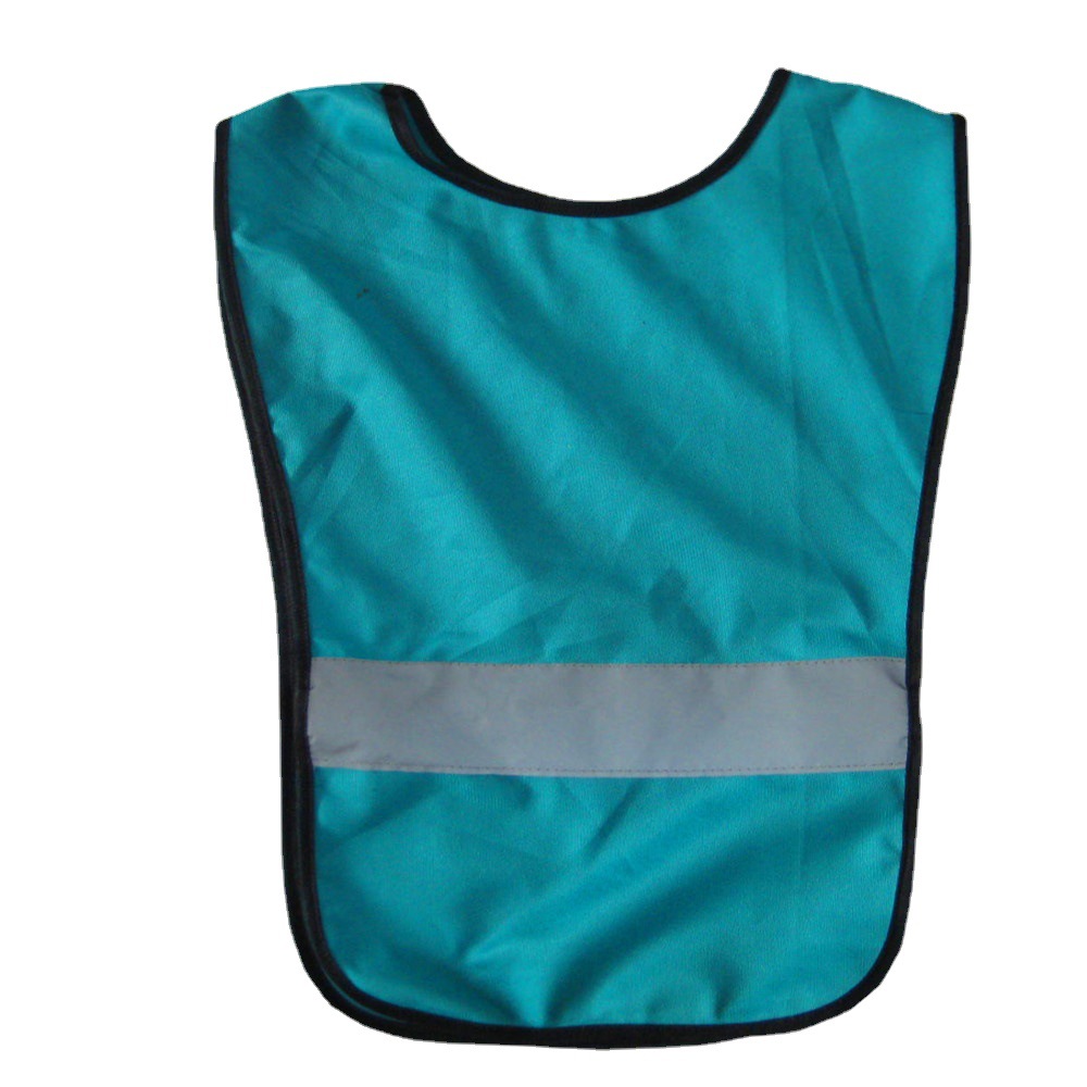 现货供应儿童反光背心马甲儿童反光衣涤纶针织布5CM 高亮反光条