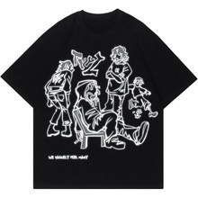 �羳ŷ�봿��Oversized Graphic Tees for Women Y2k Men Streetw