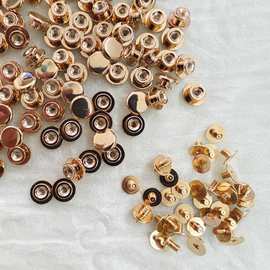 锌合金压铸工字钉浅金色压铸螺丝钉高品质手机套手提活动五金扣件