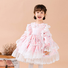 2024春季新款洛丽塔女童装儿童lolita公主蓬蓬裙中小童西班牙裙子