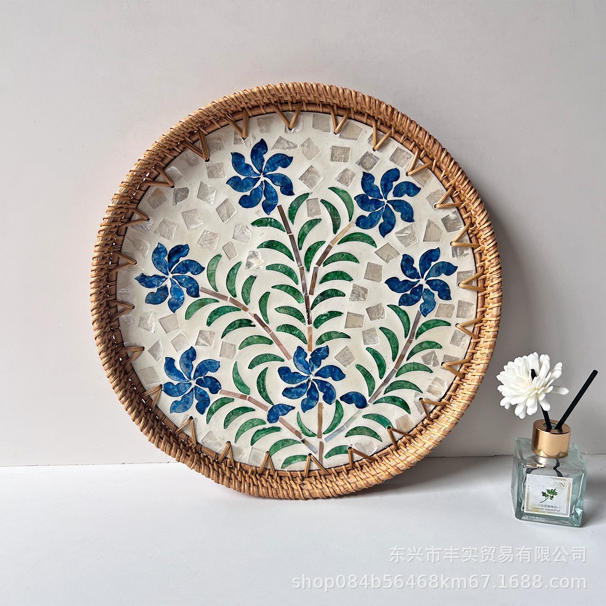 Juego de Cestas de Mimbre Natural Hechas a Mano para Almacenamiento en Escritorio, Sala de Estar, Frutas, Té y Aperitivos, Venta al por Mayor