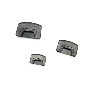 Factory wholesale plastic sewing pull tail soft rubber buckle sandals PVC webbing tail clip edge soft leather head accessories wholesale