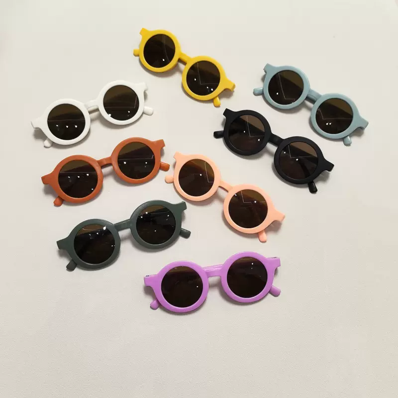宝宝墨镜厂家直销可爱儿童墨镜防紫外线遮阳出游街拍儿童太阳镜潮