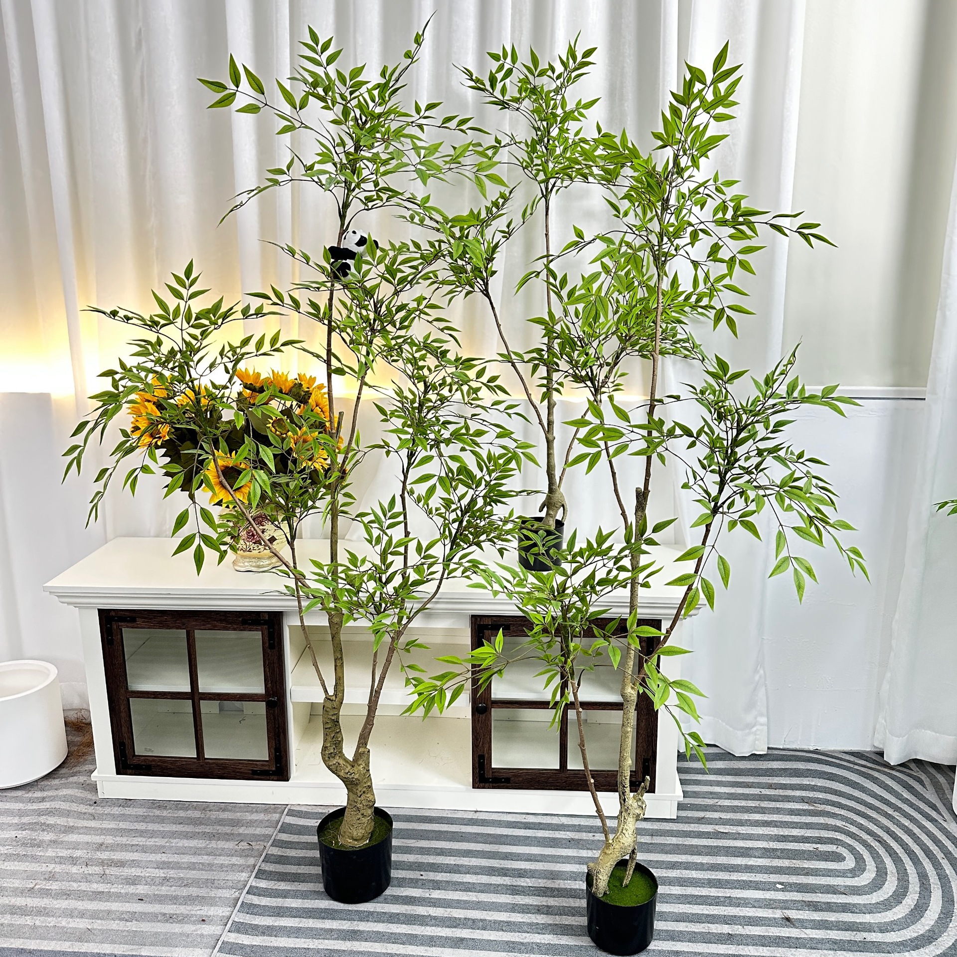 Nórdico paraíso pájaro bonsai salón decoración falso árbol Qin Ye Rong simulación planta maceta planta de simulación al por mayor