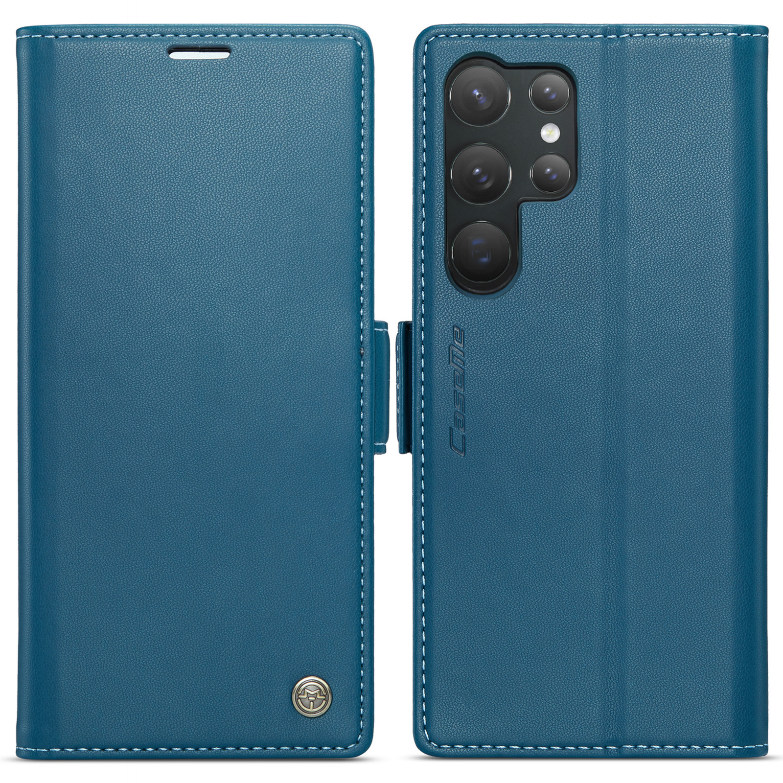 Capa de couro flip com rfid para samsung galaxy s23 ultra a54 a14_voghion.com