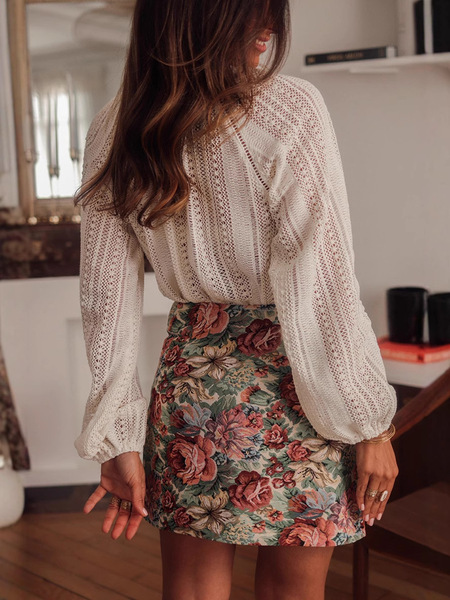 Summer solid color thin shirt for leisure