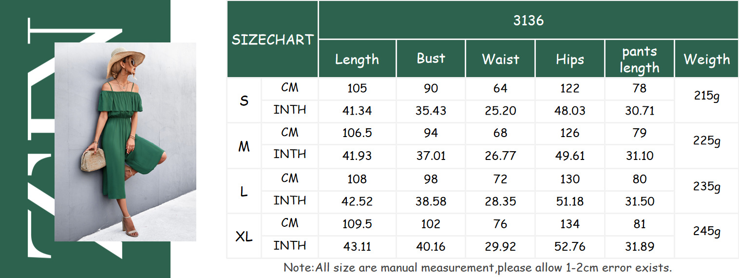 Women's One Shoulder Jumpsuit Loose Casual Summer Strap Romper_voghion.com