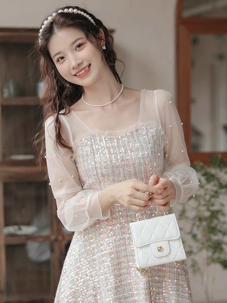 New Niche Entry Luxury Annual Birthday Evening Dress Women's Engagement dress Dress Usually Wear