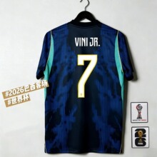 2026美加墨世界杯巴西客场球衣最新字体7维尼休斯10号内马尔球衣