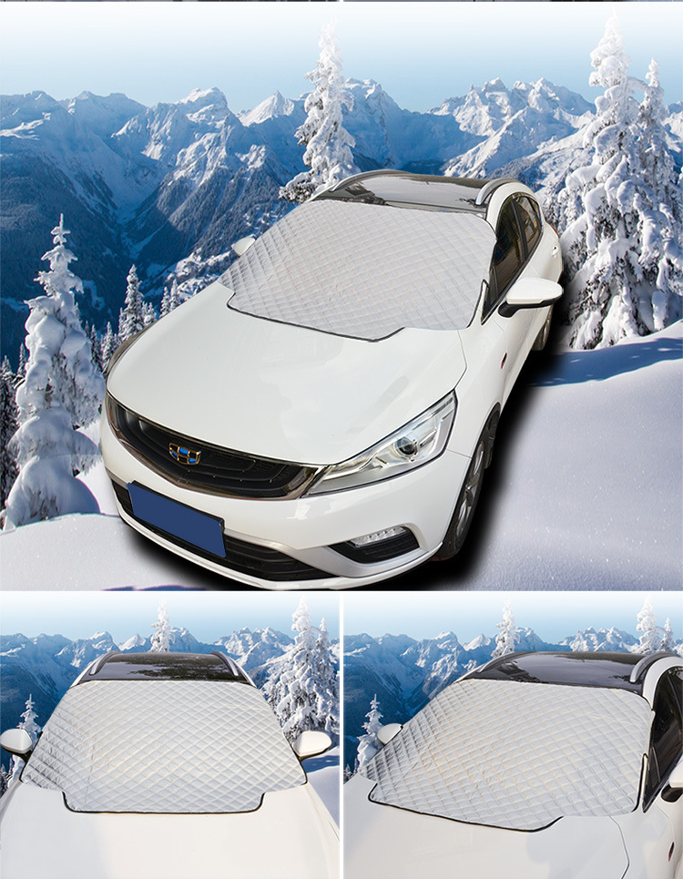 Cross-Border Car Sunshade, Front Snow Shield, Car Curtain, Car Sunshade, Sun Protection and Heat Insulation Cover, Magnetic Type, Magnetic Sunshade