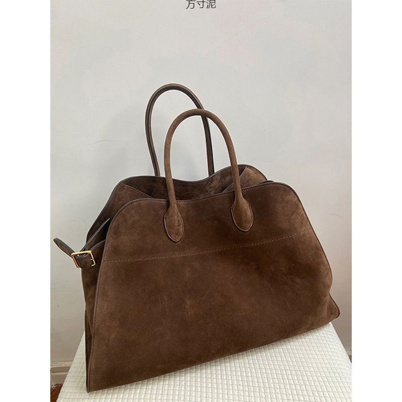 Qadın üçün mat retro üslublu böyük tutumlu tote çanta