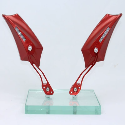 Motorcycle rearview mirror Reflector 8mm Universal Reflector - 2760-red