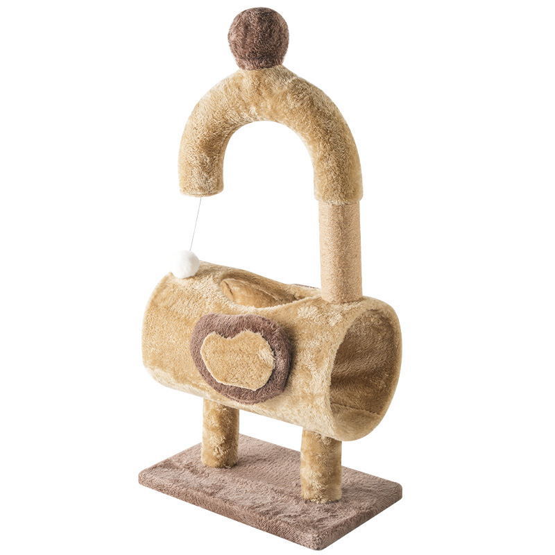 Marco de escalada para gatos, nido para gatos, árbol para gatos, pequeño, sin tierra, columna de agarre de sisal, estante de múltiples capas, plataforma de salto, juguetes para gatos