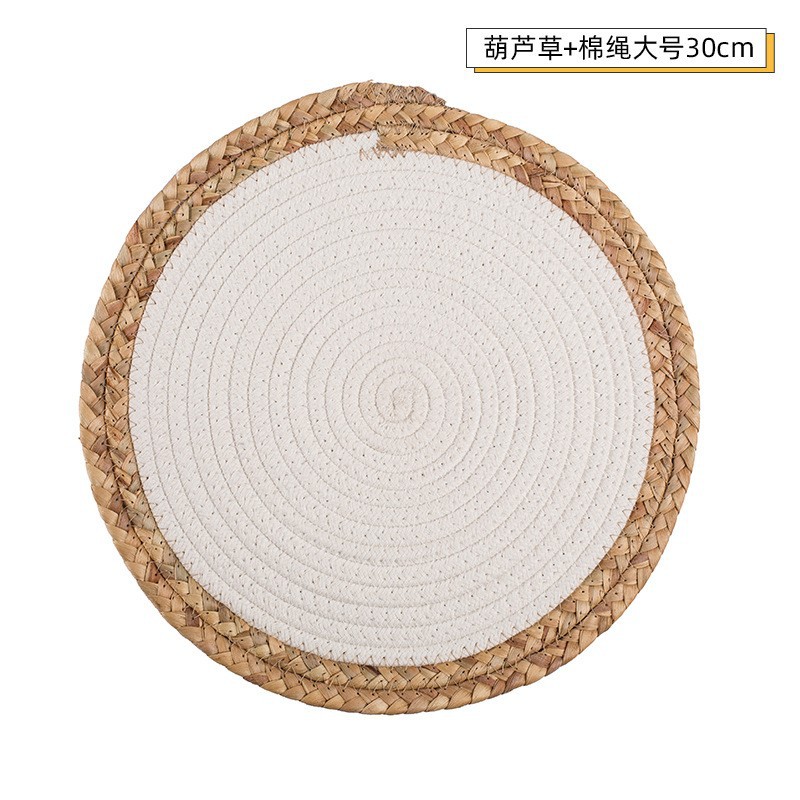 Almohadilla de té terminada-Hierba de calabaza 2 (grande)