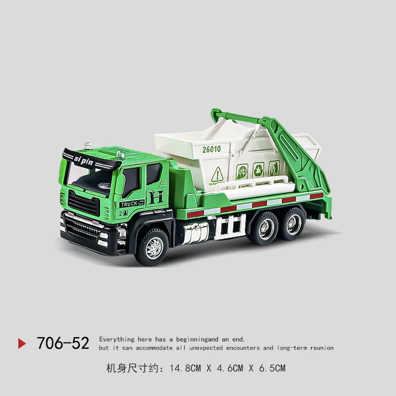 XNS Metal Toy Dump Truck for Kids – Alloy Head Garbage Truck, 17.5 x 9.5 x 11.5 cm, 0.5 kg, multiple alloy head variants
