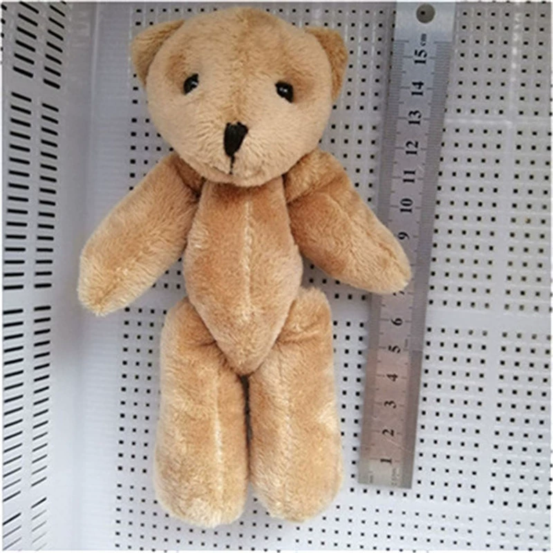 Plush Bag Charm, Handmade 8 cm Bear/Rabbit Accessory, Soft Plush Keychain, Random Color
