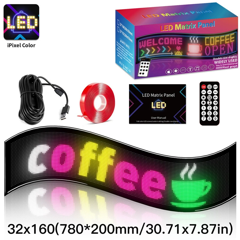 Живая лента дисплея LED подсветка, дождливые дождевые шторы, водостойкий полноцветный дисплей электронный экран, наклейки на автомобильные щиты, призрачный цвет