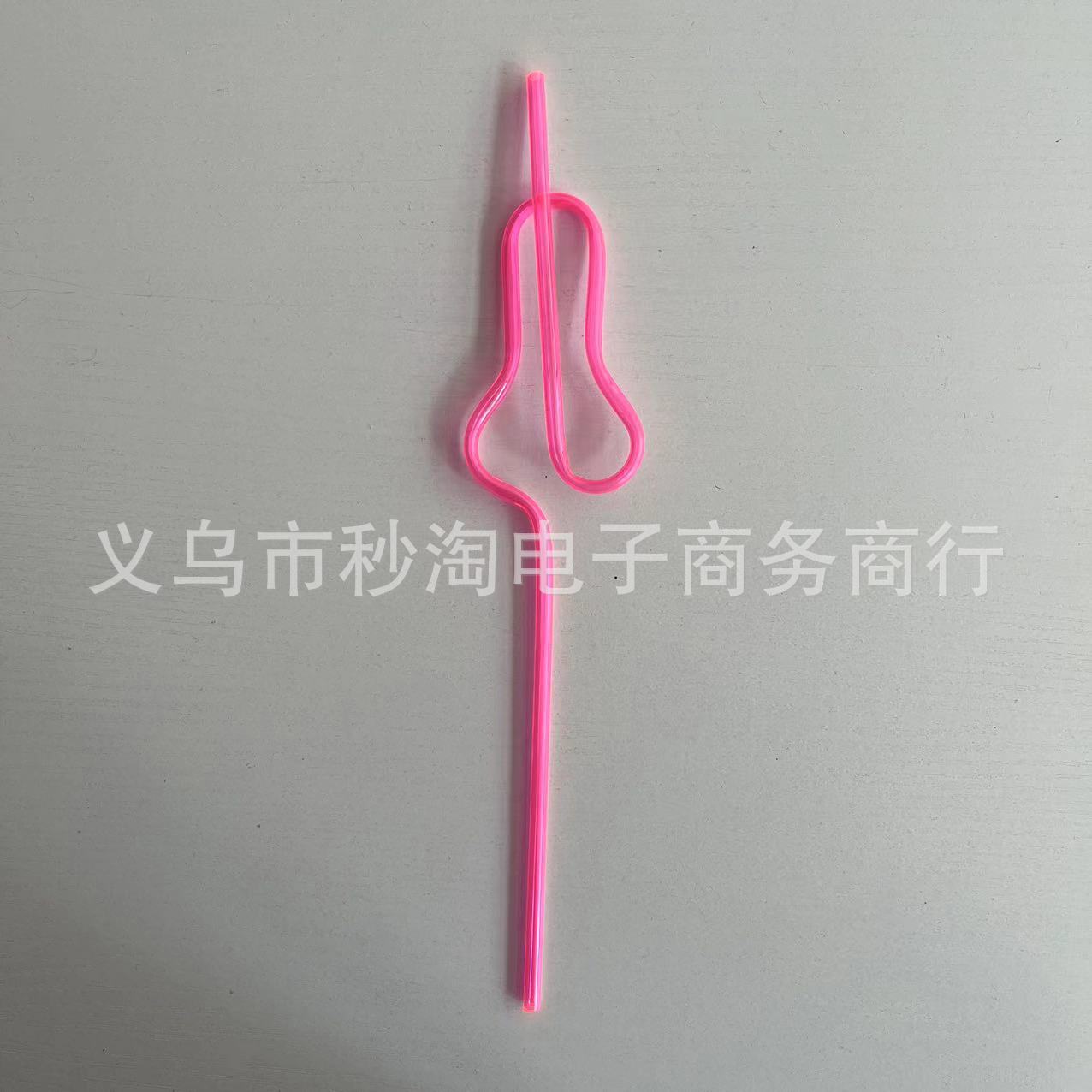 Paja de forma creativa directa de fábrica PETG forma curva paja fiesta niños divertido arte paja en stock image 20
