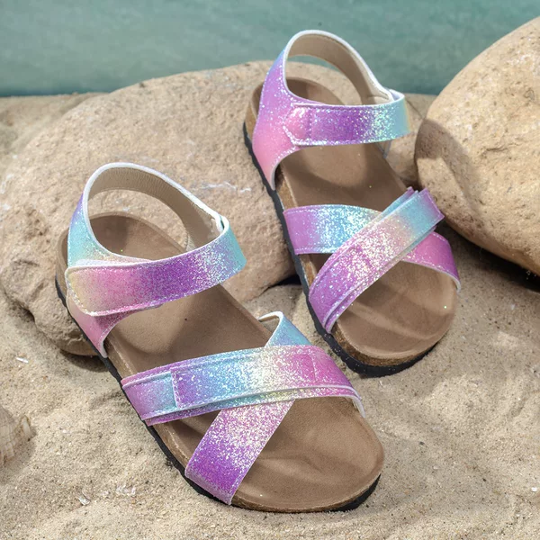 26 Summer Fashion Girls' Glitter Gradient Strips Adhesive Tape Lightweight Versatile Sequin Girls' Accessories