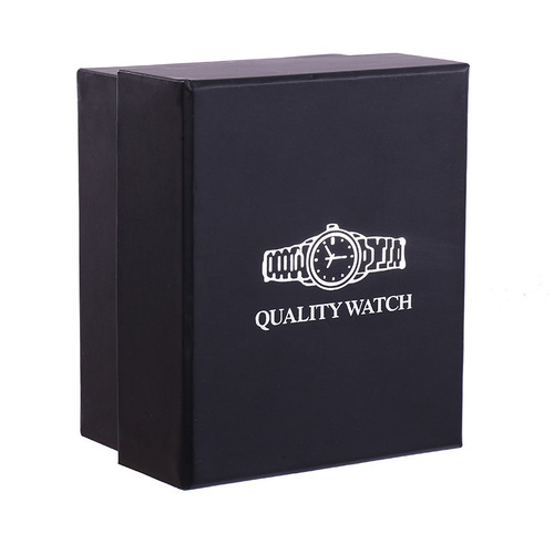 Branded black packaging watch box accessories gift box wholesale from Zhejiang