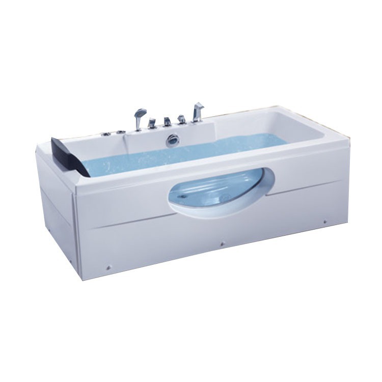 Bañera de hidromasaje individual de acrílico, bañera de acrílico tipo jacuzzi