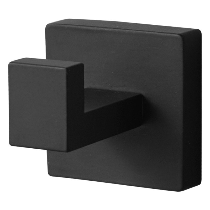 Multifunctional Stainless Steel Clothes Hook Square Hook Living Room Kitchen Bathroom Universal Door Back Hook Cross-Border Dropshipping
