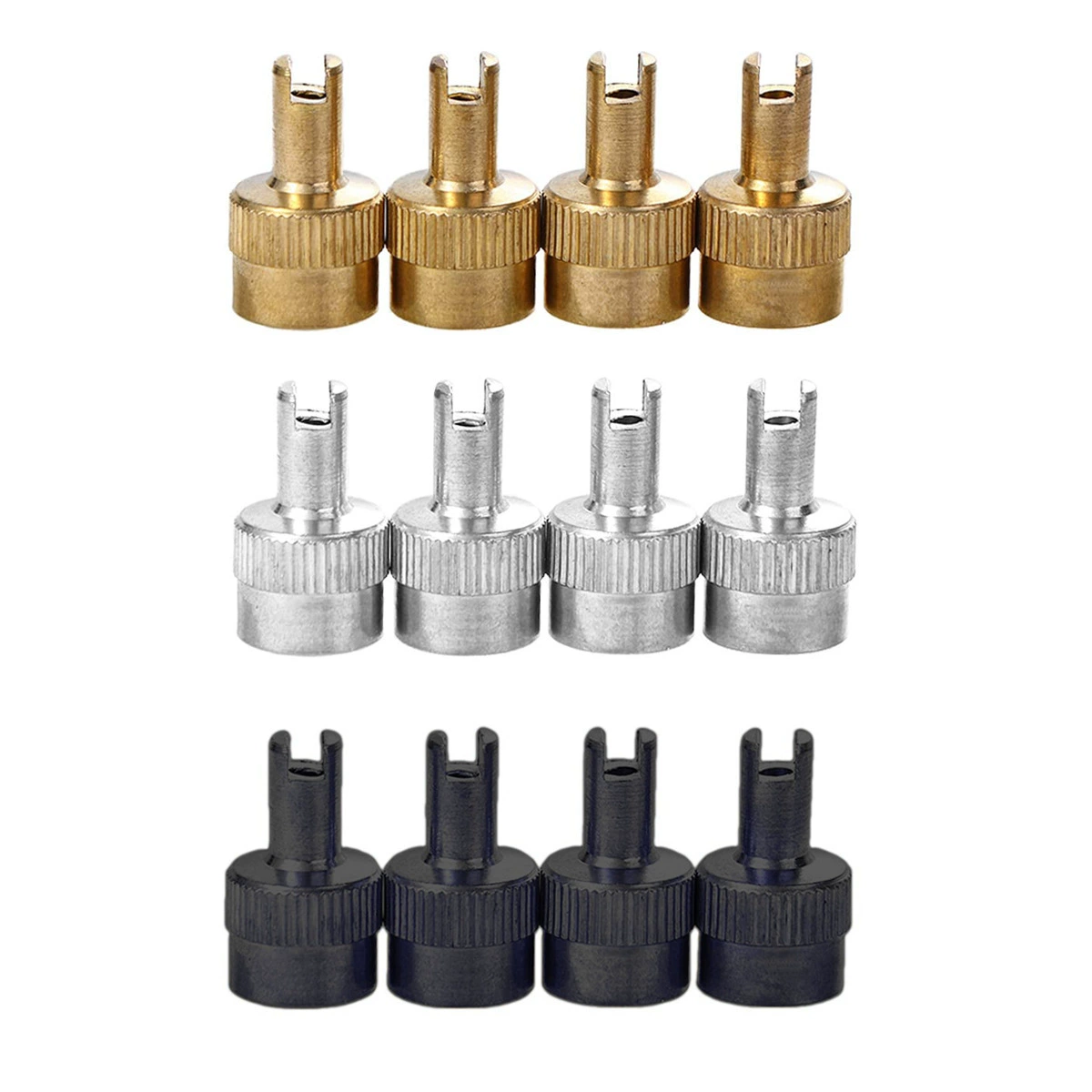 Нейтральный колпачок клапана для автомобильных шин, пылезащитный колпачок, медный материал, колпачок для ключа для клапана