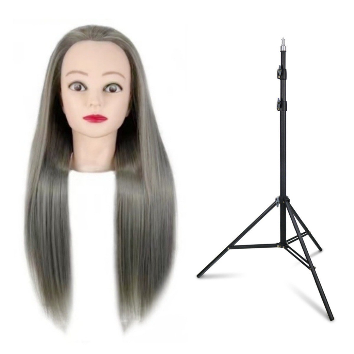 Xu Chang peluca modelo de cabello ejercicio de trenzado de cabello cabeza peluca modelo de cabello peluquería corte de cabello enseñanza ejercicio de corte de cabello